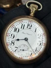 New ListingAntique Illinois Watch Co. Pocket Watch 17 Jewels Dueber 20-Year GF Starts/Stops