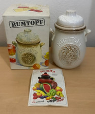 West German Rumtopf Large Jar 807- 28  Incl original Box & Instruction Leaflet