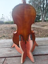 Ready to Play Powerful Warm Sound Fine Flame Handmade 3/4 Violin with Case Bow