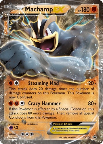 Pokemon Machamp EX Holofoil XY Promos XY108