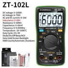 ZOYI New ZT102L Digital Multimeter 6000 Counts Auto Range Backlight AC/DC Ammete