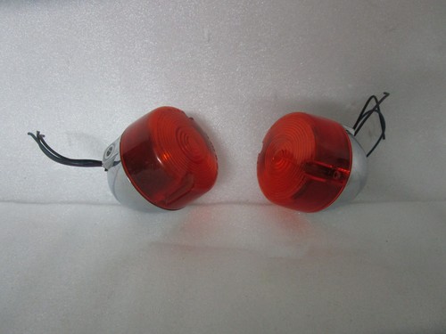 01-Older Harley Davidson Sportster Front Turn Signals 3-Wire OEM