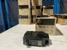 TEN 10 Genuine GE THQL1130 Plug-In Circuit Breakers 30A 1-Poles, NOS