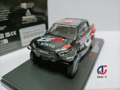 ixo 1:43 Toyota GR DKR Hilux Evo 243 T1U Dakar 2024 Rally Car Model