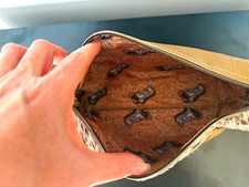 Beige & Brown Faux Fur Print Makeup Bag Pouch...