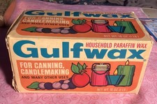Gulfwax Vintage Paraffin Wax For Candlemaking  Canning 1lb