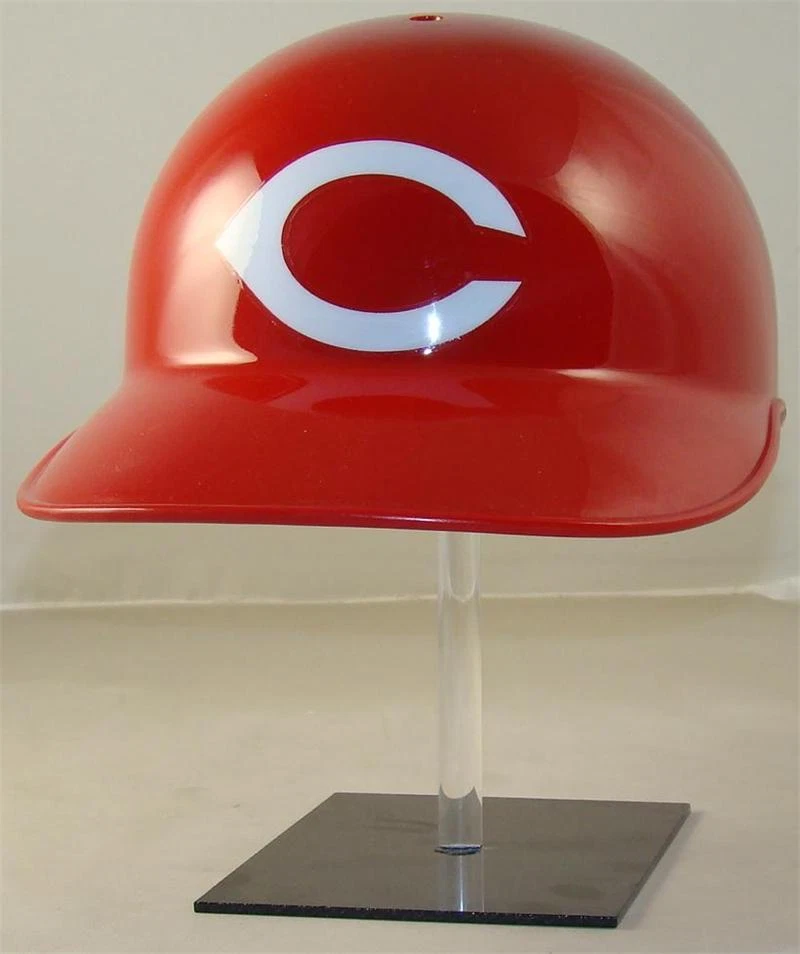 TWO CINCINNATI REDS BASEBALL HELMET VINYL STICKER DECAL BATTING HELMET DECAL