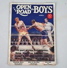 Vintage April 1936 Open Road for Boys Magazine 