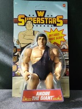 WWE Superstars ANDRE THE GIANT unpunuched MOC NEW Walmart Exclusive WWF perfect