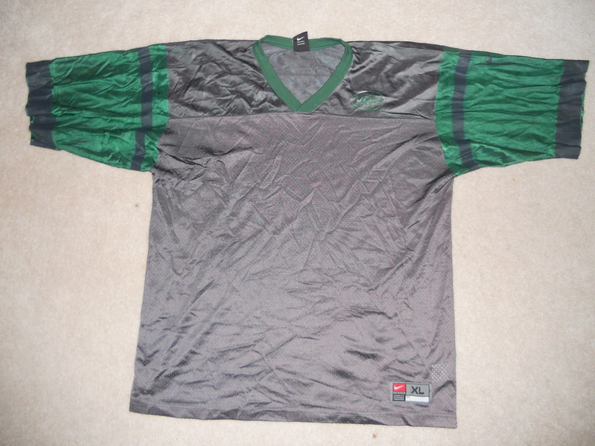 New York Jets Football Jersey NIKE Blank Alternate Green Gray Blk