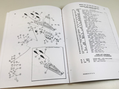 大正時代 貿易関連のマニュアル 仕様書 稀品 Case 584 585 586 Construction King Fork Lift Parts Manual Catalog