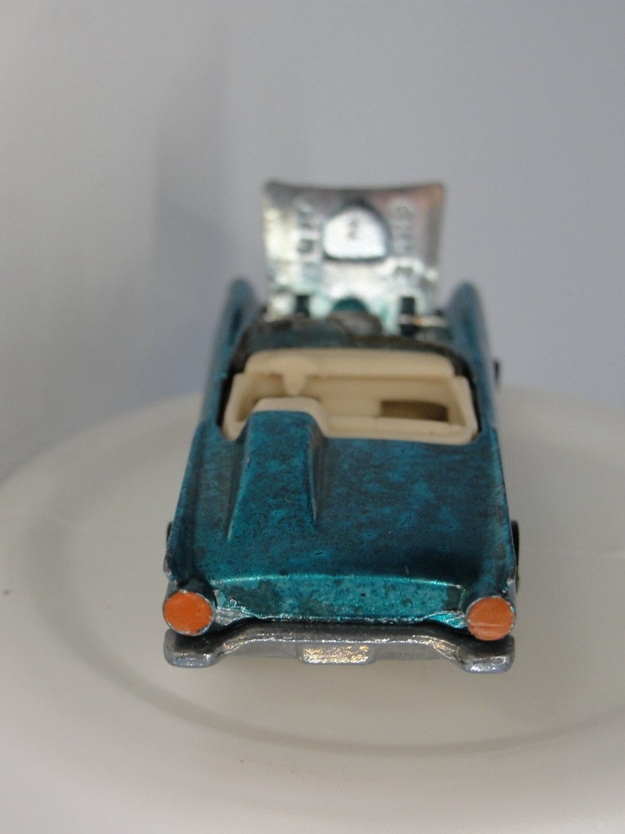 Vintage 1969 Hot Wheels Redline Classic '57 T-Bird Aqua Blue White