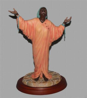 1998 Ebony Visions Blackshear LRG JOYFUL NOISE Figurine IOTA Issue 506/1000 NIB