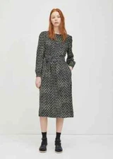 A.P.C. Marguerite Dress - Black and White Floral BNWT Sz 6 (38)