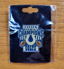 INDIANAPOLIS COLTS 2006 World Champions Football Logo Hat Lapel Pin - BRAND NEW