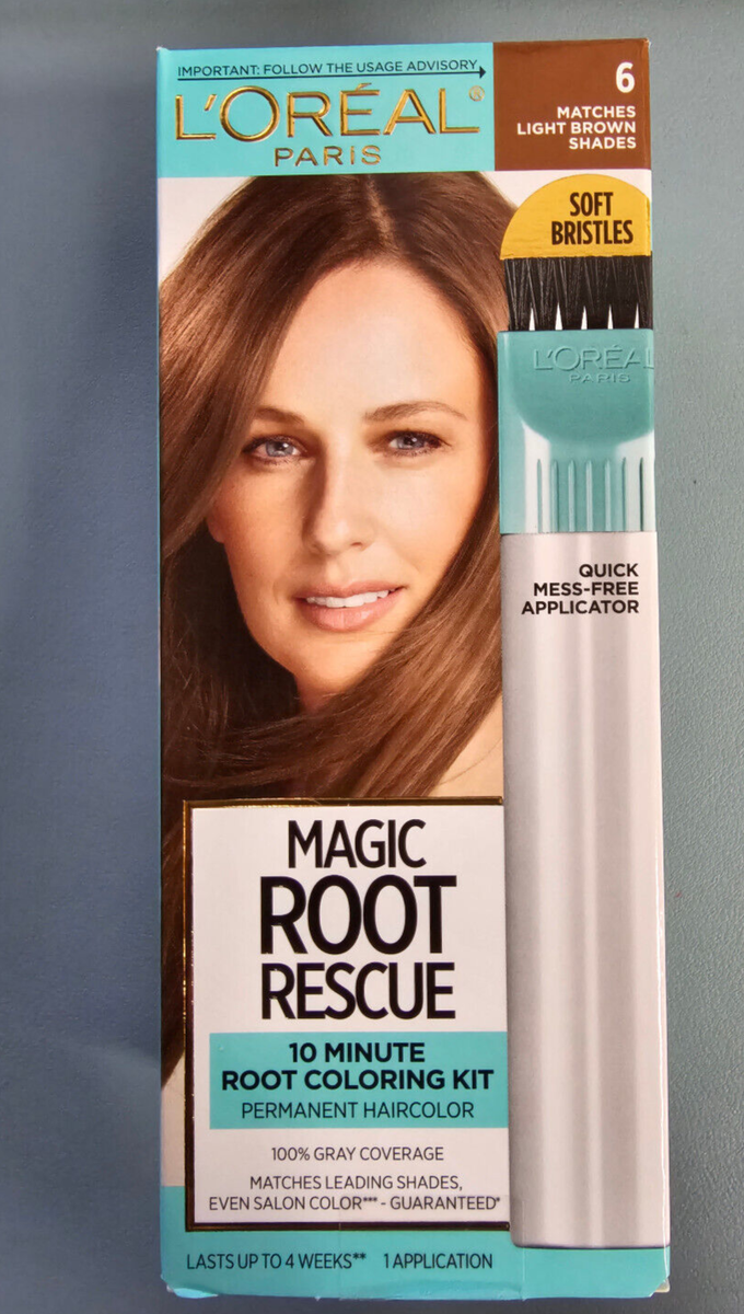 L'Oreal Magic Root Rescue 10 Minute Root Hair Coloring Kit #6