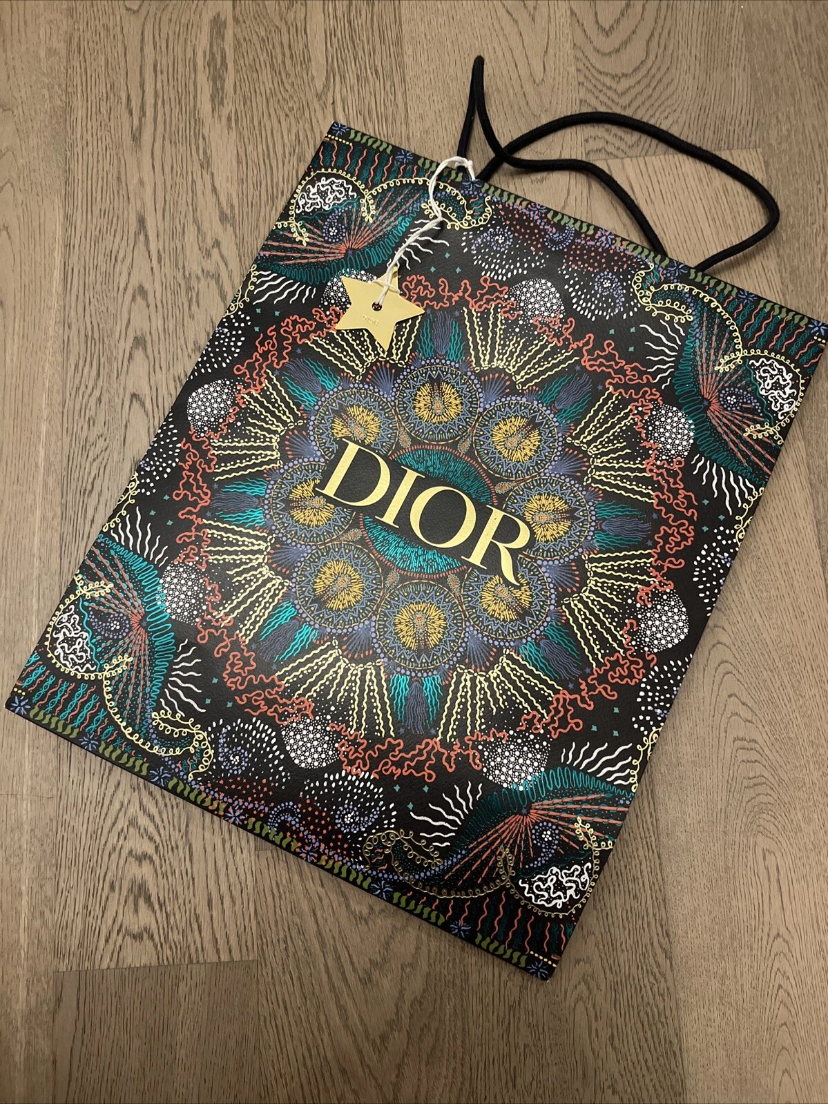 Sac cadeau papier shopping DIOR Noël   RARE