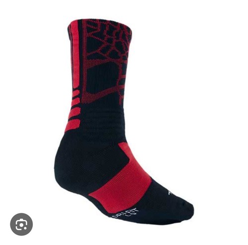 New L 8-12 Nike Lebron James Hyper Elite Crew Basketball Socks SX4885-065 Men - Picture 8 of 9