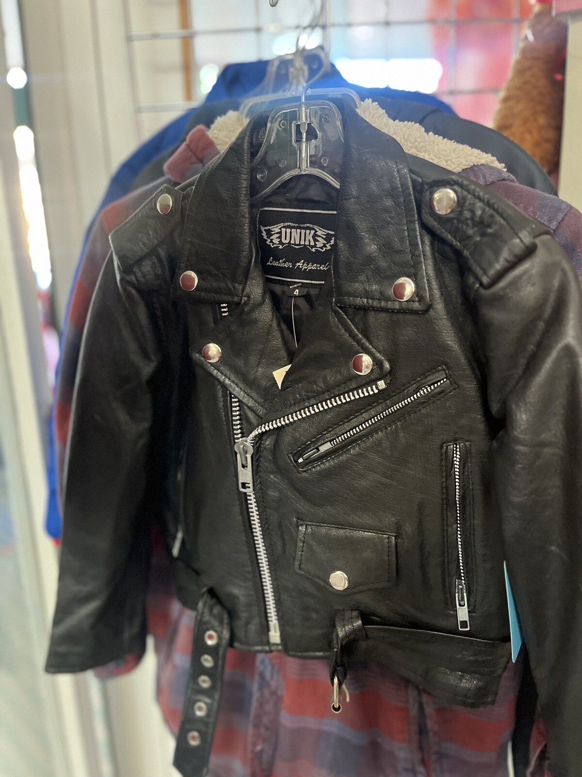 Children's biker jacket UNIK NWT SIZE 4 eBay