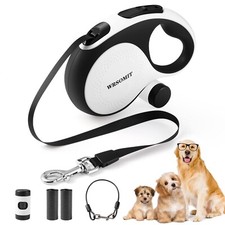 Retractable Dog Leash with Chew Proof Cable, 26Ft Heavy Duty Dog Le... Fast Ship