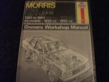 Haynes Manual Morris ITAL 1.7 & 2.0 From 1980 To 1984 All models