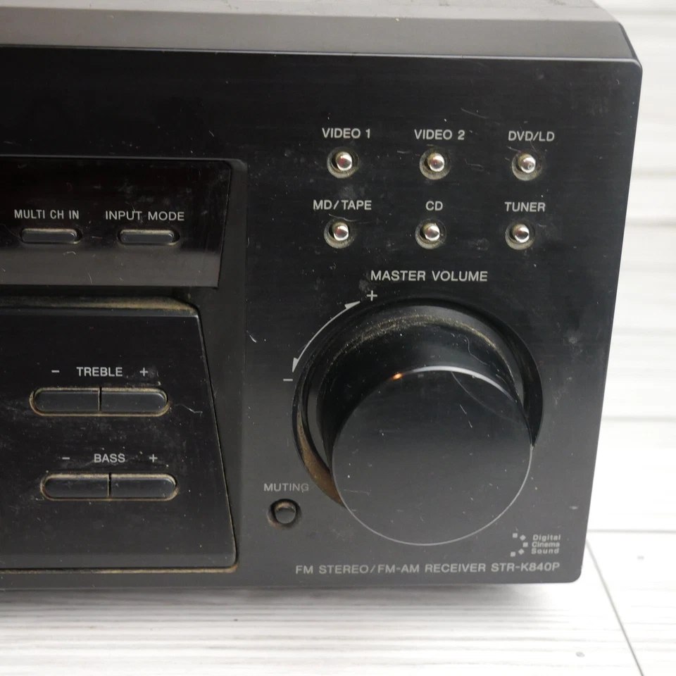 Sony STR-K840P Surround Sound 5.1 Channel 100W Stereo Receiver Black - For Parts - Image 3 of 4