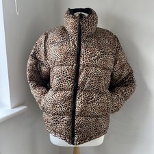 Stunning Bb Dakota Reversible Leopard Print Jacket Size S Rrp £120