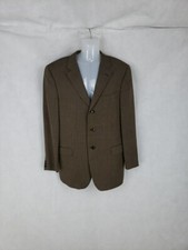 Ermenegildo Zegna Soft Suit Jacket Blazer Brown Wool Made in Switzerland SZ 54