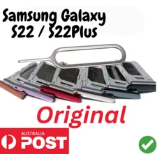 Samsung Galaxy S22 / S22 Plus Sim Card Tray Holder, pick your color - ORIGINAL