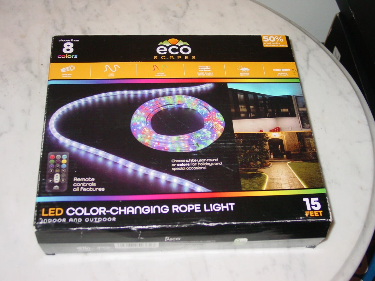 Ecoscapes led color changing rope lights deals