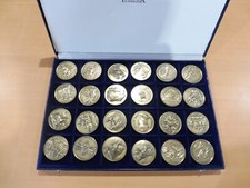 SUPERBE COFFRET 25 MEDAILLES NAPOLEON BRONZE A COLLECTIONNER - NEUVE