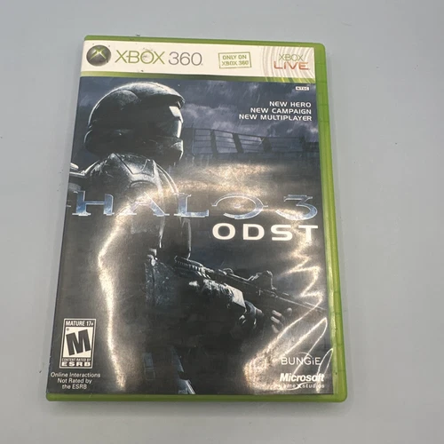 HALO 3: ODST game complete in case w/ manual - Microsoft XBOX 360