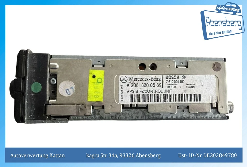 gebr. MERCEDES CLK-SLK KLASSE Navigationssystem Radio A2088200589 #3157 - Bild 2 von 4