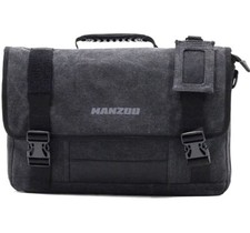 Manzoo Mens/Womens Canvas Messenger Bag Forest Green 17  New