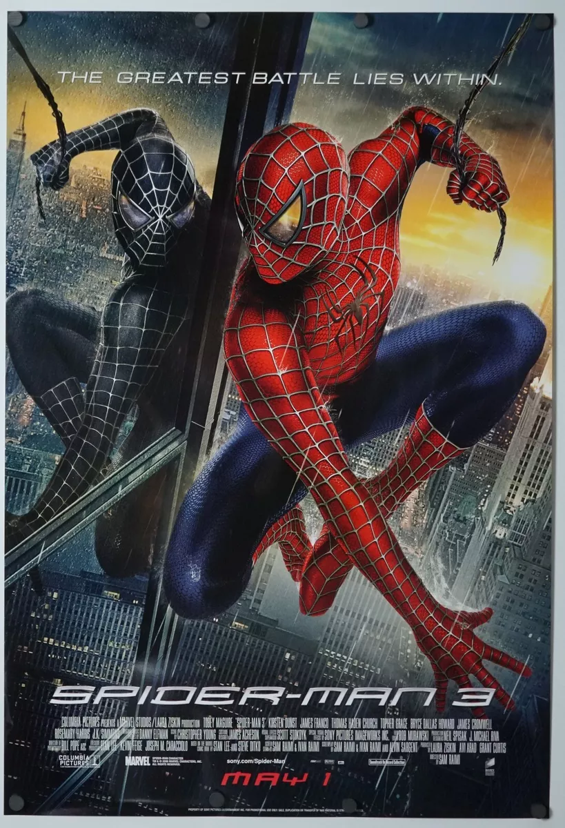  Movie Poster SPIDER-MAN 2 1 Sided ORIGINAL FINAL 27x40