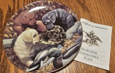 Budweiser collector's plate 1992 "SOMETHING'S BREWING". Made in USA