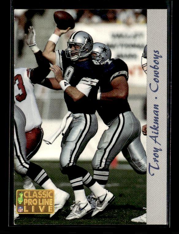 1993 Classic #1 Troy Aikman Pro Line Previews Dallas Cowboys