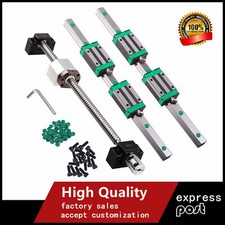 Image of Linear Guide Rail HGR20 2PCS 200mm~1500mm+SFU1605 BallScrew BK/BF12 Set CNC UK