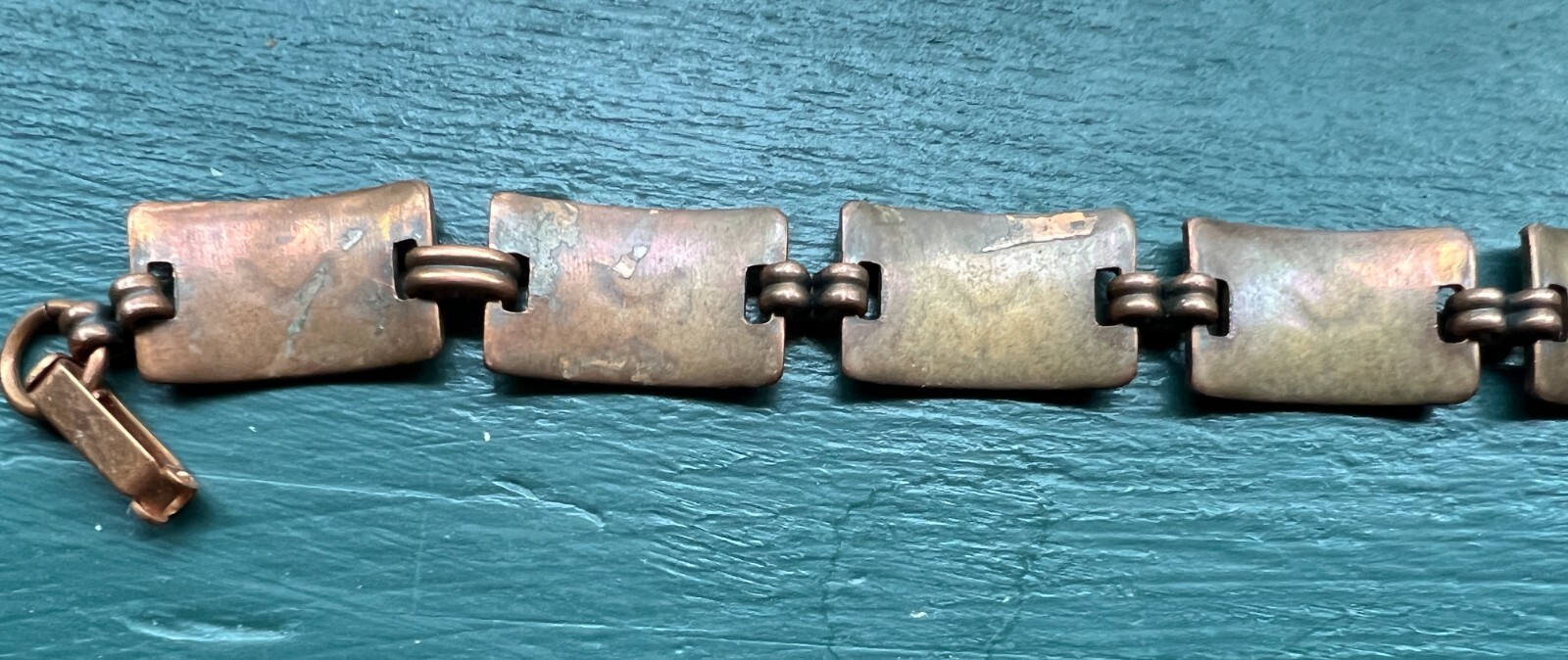 VTG Solid Copper Eagle Thunderbird  Panel Bracele… - image 8