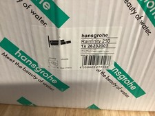 Hansgrohe 26232001 250 3-Jet Multi Function RainFall Shower Head-Chrome READ 
