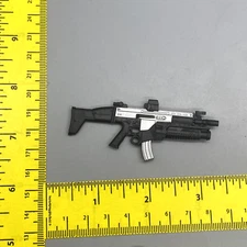 Silver SCAR Assault Rifle Pistol Gun Weapon GI Joe 6" 1/12 Classified Figure CS