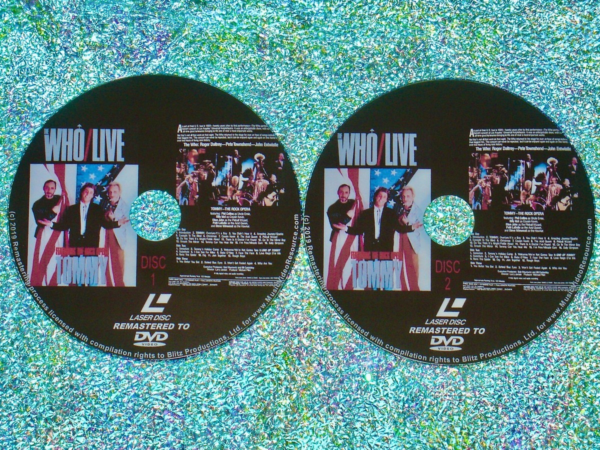 ミュージック The Who ATLANTA 1989 DVD The Who Live Featuring Tommy 1989 (Remaster from LaserDisc