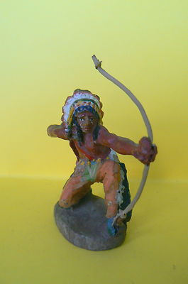 Soldat ELASTOLIN Composition - Western Indien Au Combat - 1:32 (60mm)