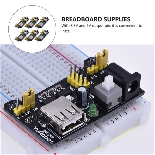 6 PCS Leistungsmodul 3,3 V 5 Steckbrett-Netzteil Steckbrettmodul - Bild 3 von 12