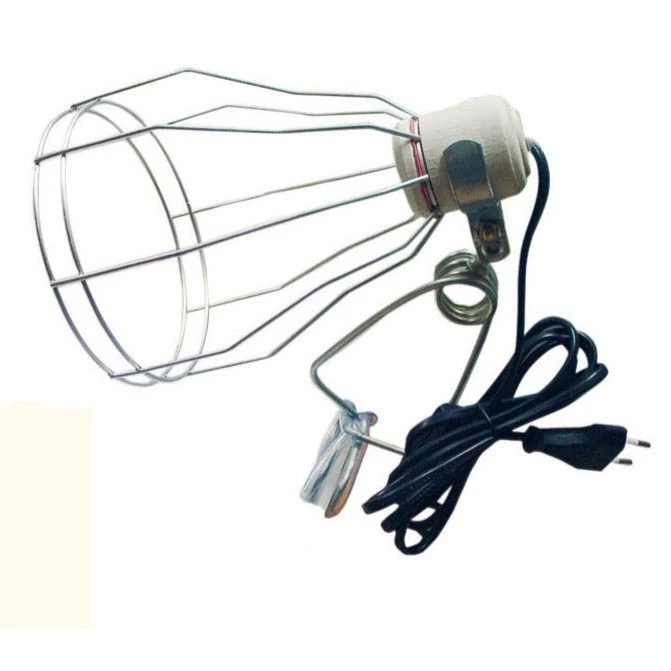 TERRA EXOTICA Gitter Klemmlampe ideal für Osram Ultra Vitalux bis 300 Watt , Gitterklemmlampe