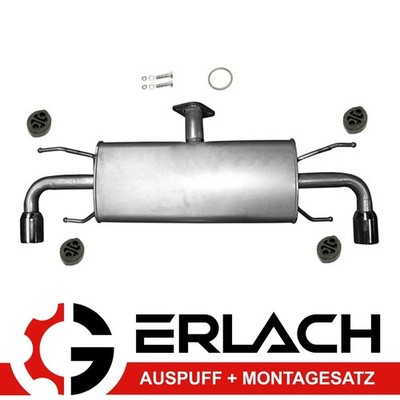 Endschalldämpfer für Mazda CX-5 2.2 D / 2.2 D AWD Auspuff 9770