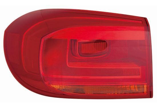 ABAKUS Tail Light 441-19D2L-UE For VW Left Red Without Bulb Holder