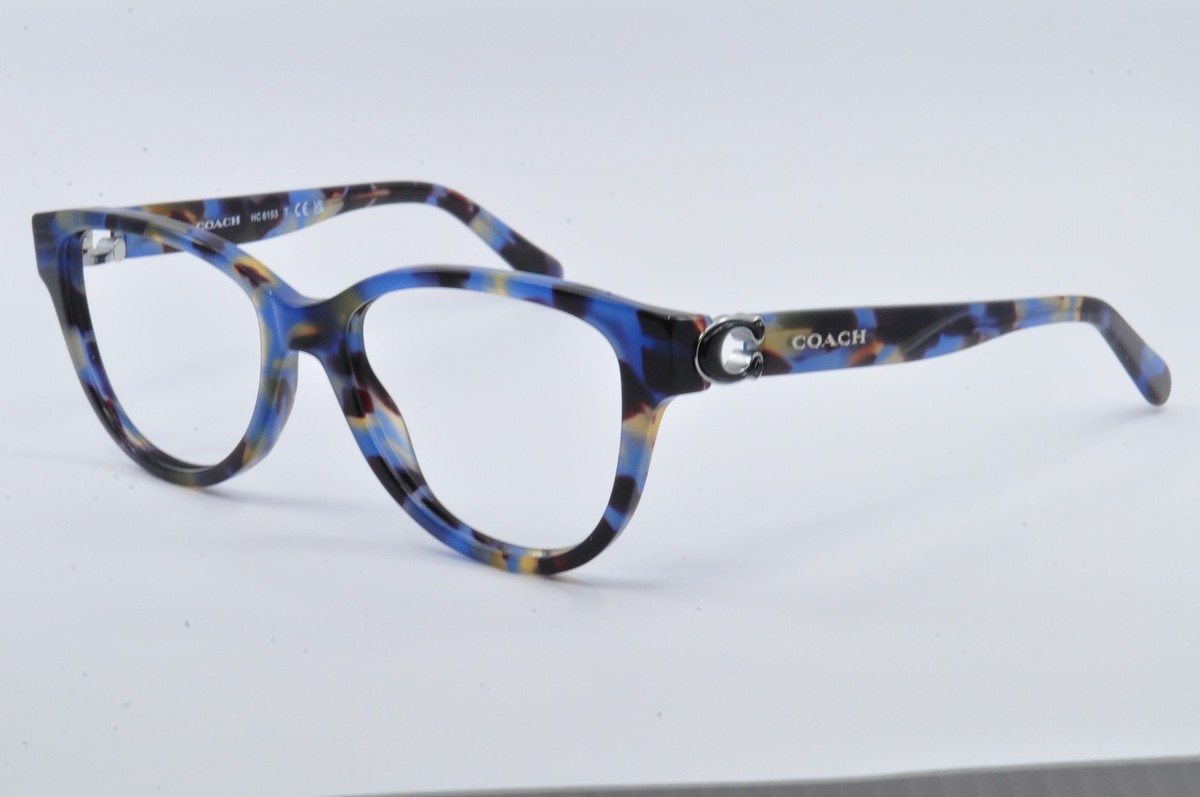 Coach Hc 6153 5613 Blue Tortoise Authentic Eyeglasses NEW COACH HC 6153 5613 (BLUE TORTOISE) AUTHENTIC DESIGNER  main image 2