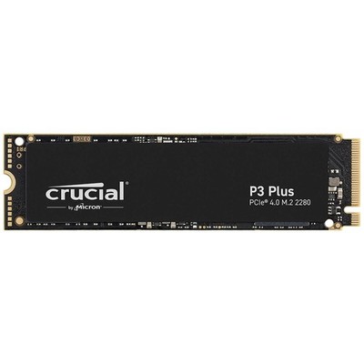 Crucial SSD drives 2TB P3 Plus M.2 NVMe Gen4 Micron Advanced 3D NAND
