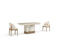 Elegantes Esszimmer-Set – Esstisch Mit 2 StüHlen FüR Ihr Zuhause